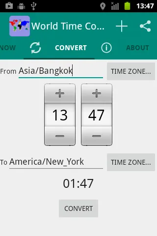 World Time Zone Converter | Indus Appstore | Screenshot