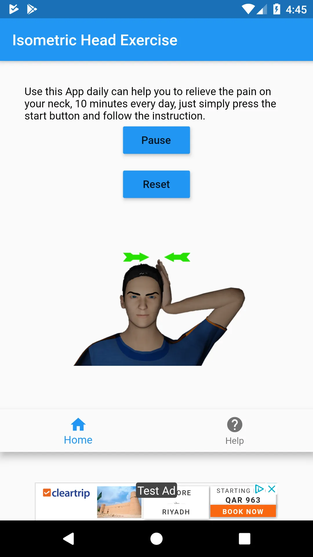 Isometric Head Exercise | Indus Appstore | Screenshot