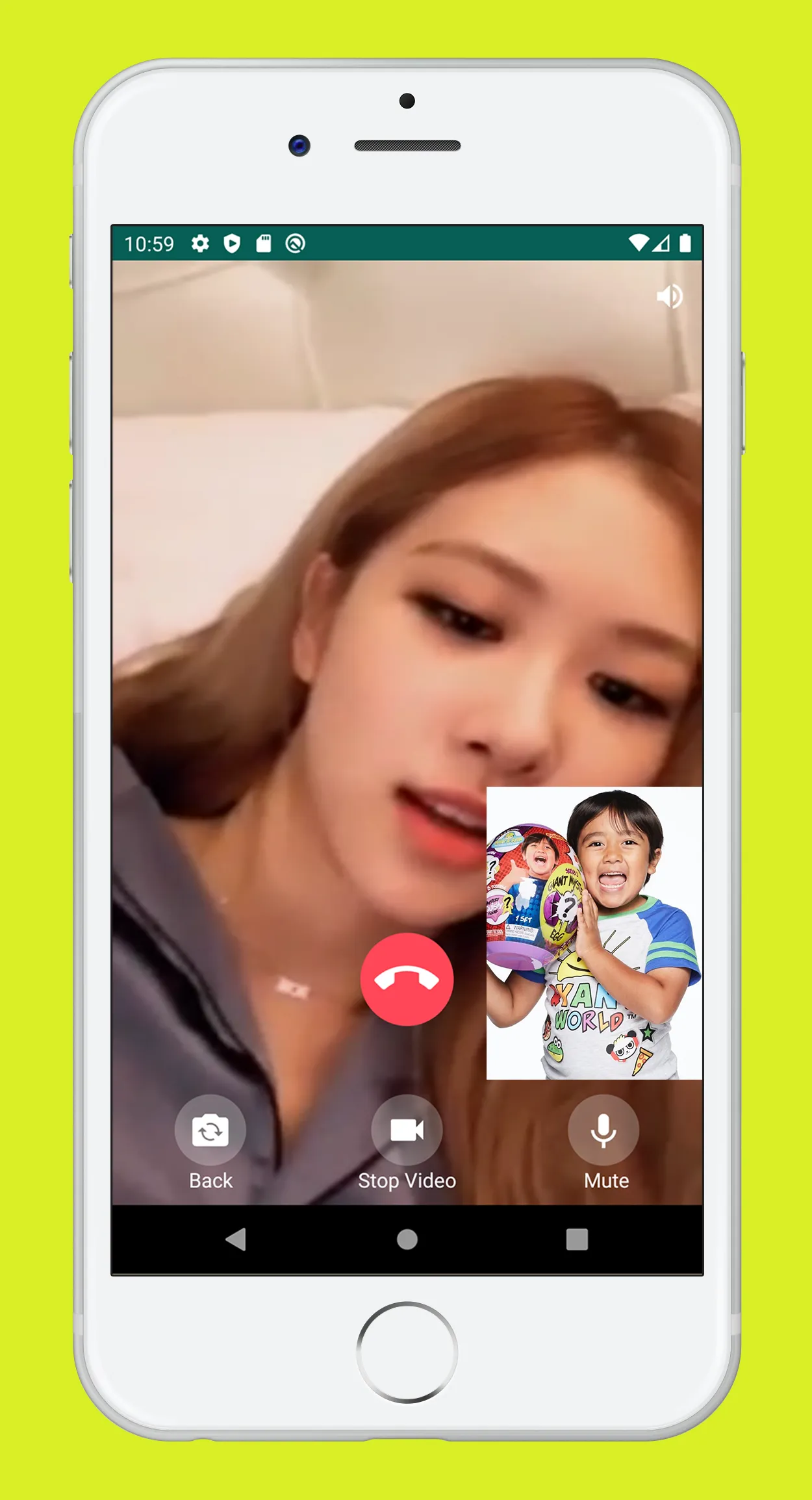 Rose BlackPink: Video call - f | Indus Appstore | Screenshot