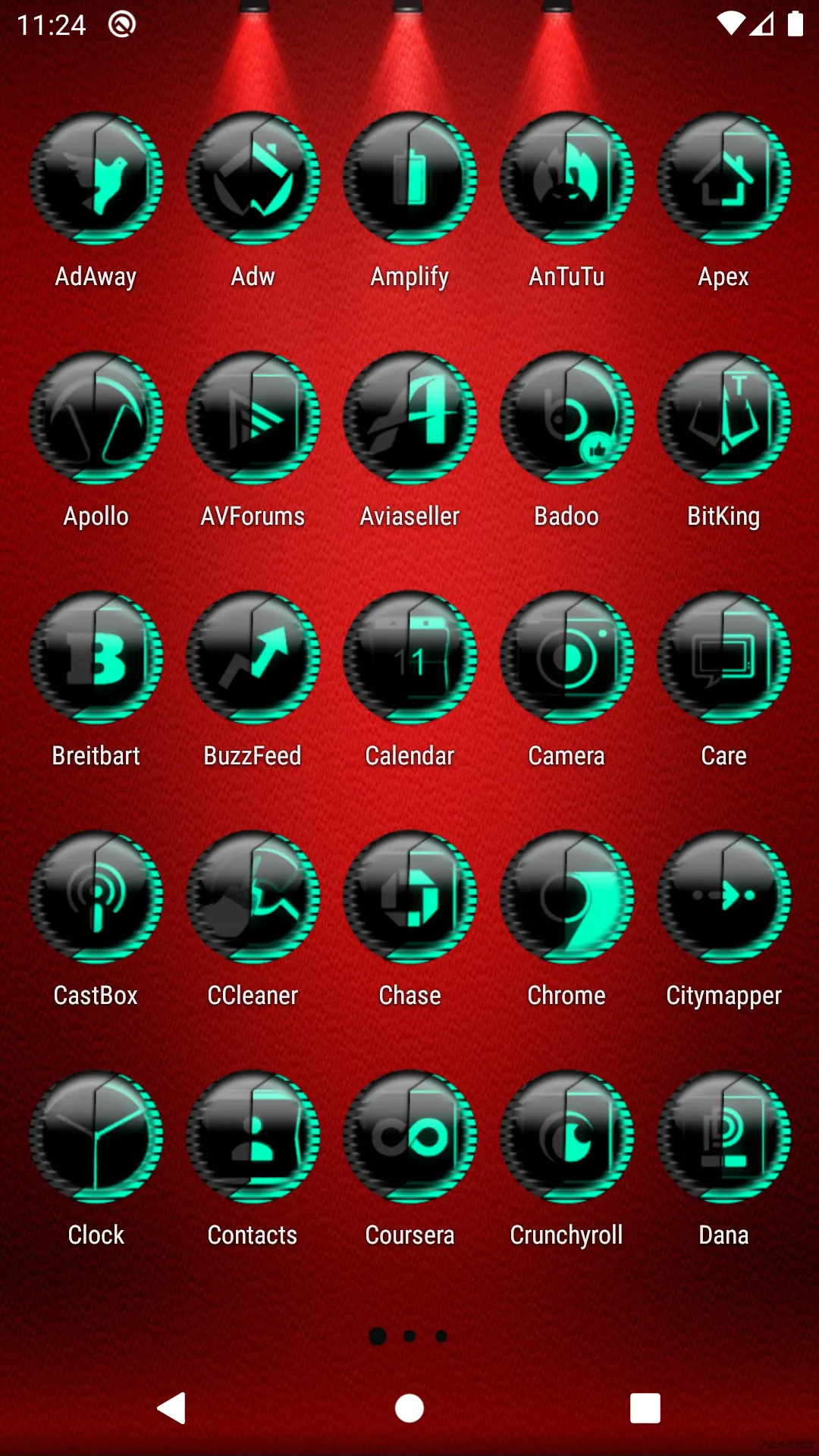 Teal Icon Pack Style 8 | Indus Appstore | Screenshot