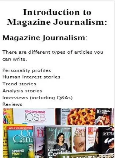 magazine journalism | Indus Appstore | Screenshot