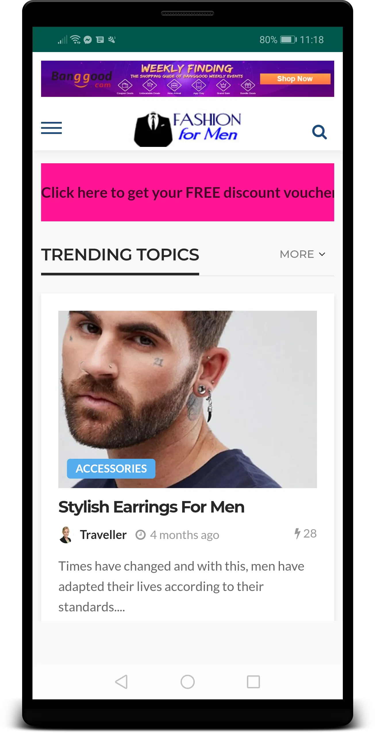 Fashion For Men | Indus Appstore | Screenshot