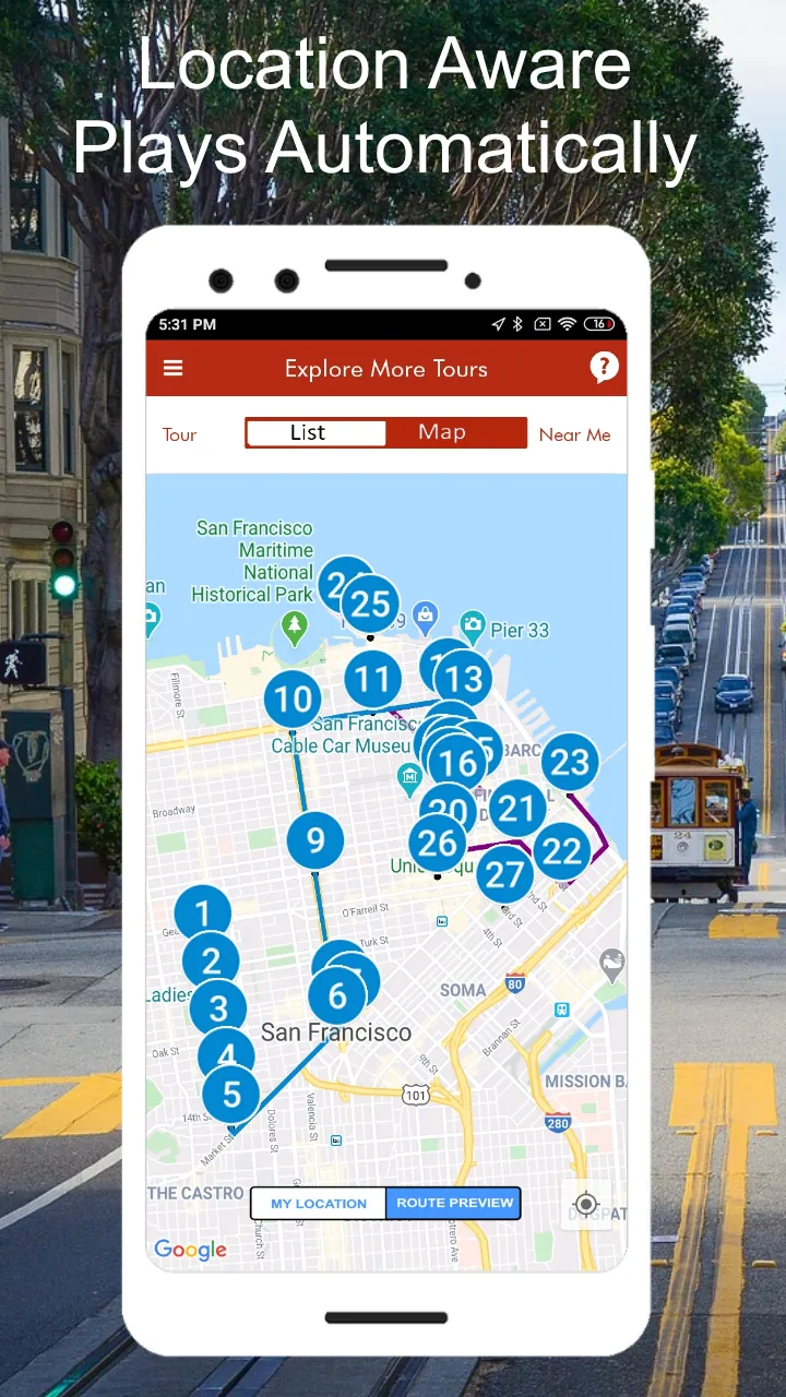 San Francisco Audio Tour Guide | Indus Appstore | Screenshot