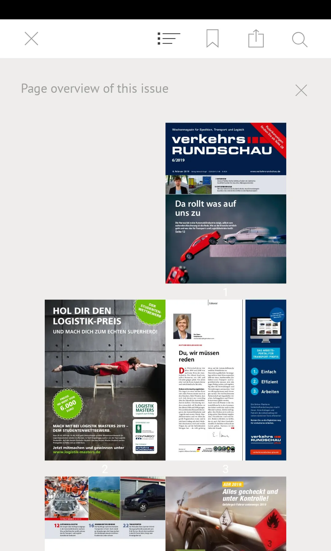 VerkehrsRundschau | Indus Appstore | Screenshot