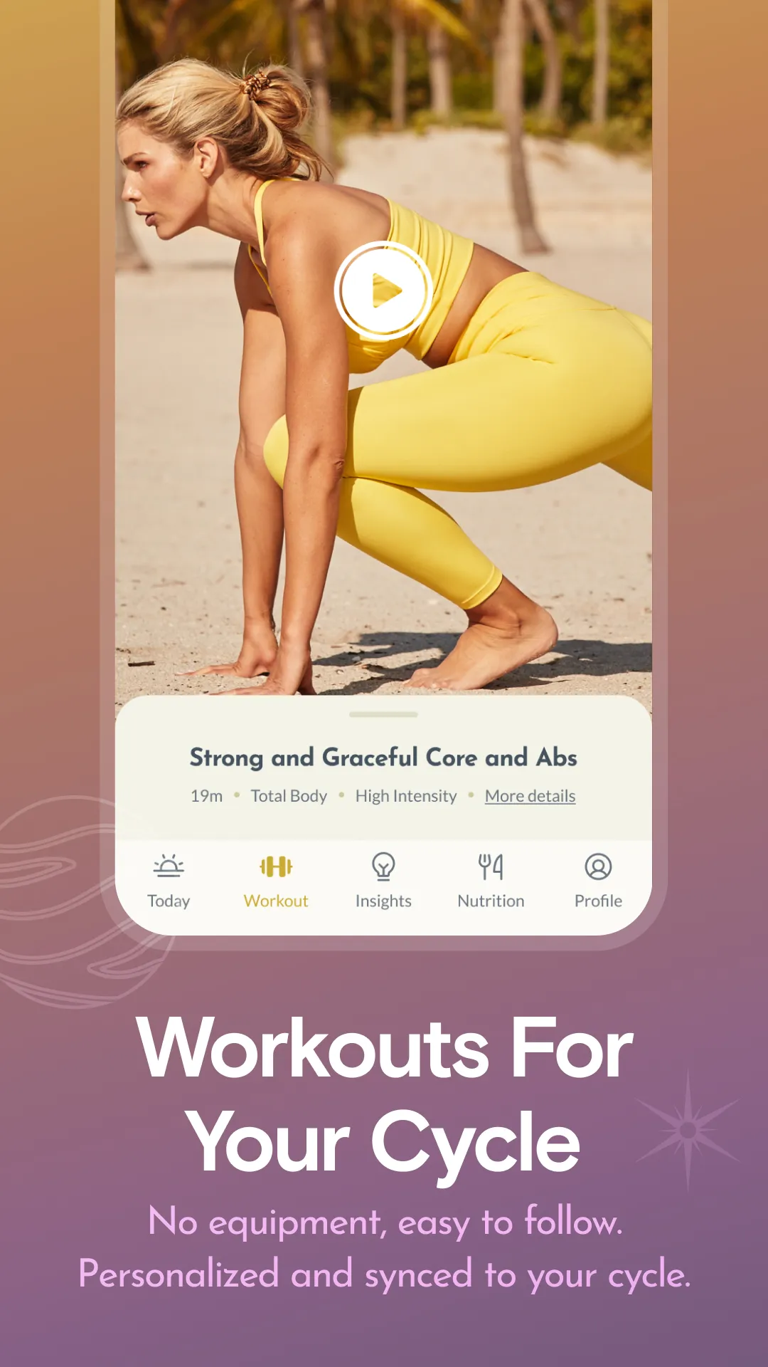 Cycle Syncing Workouts | Indus Appstore | Screenshot