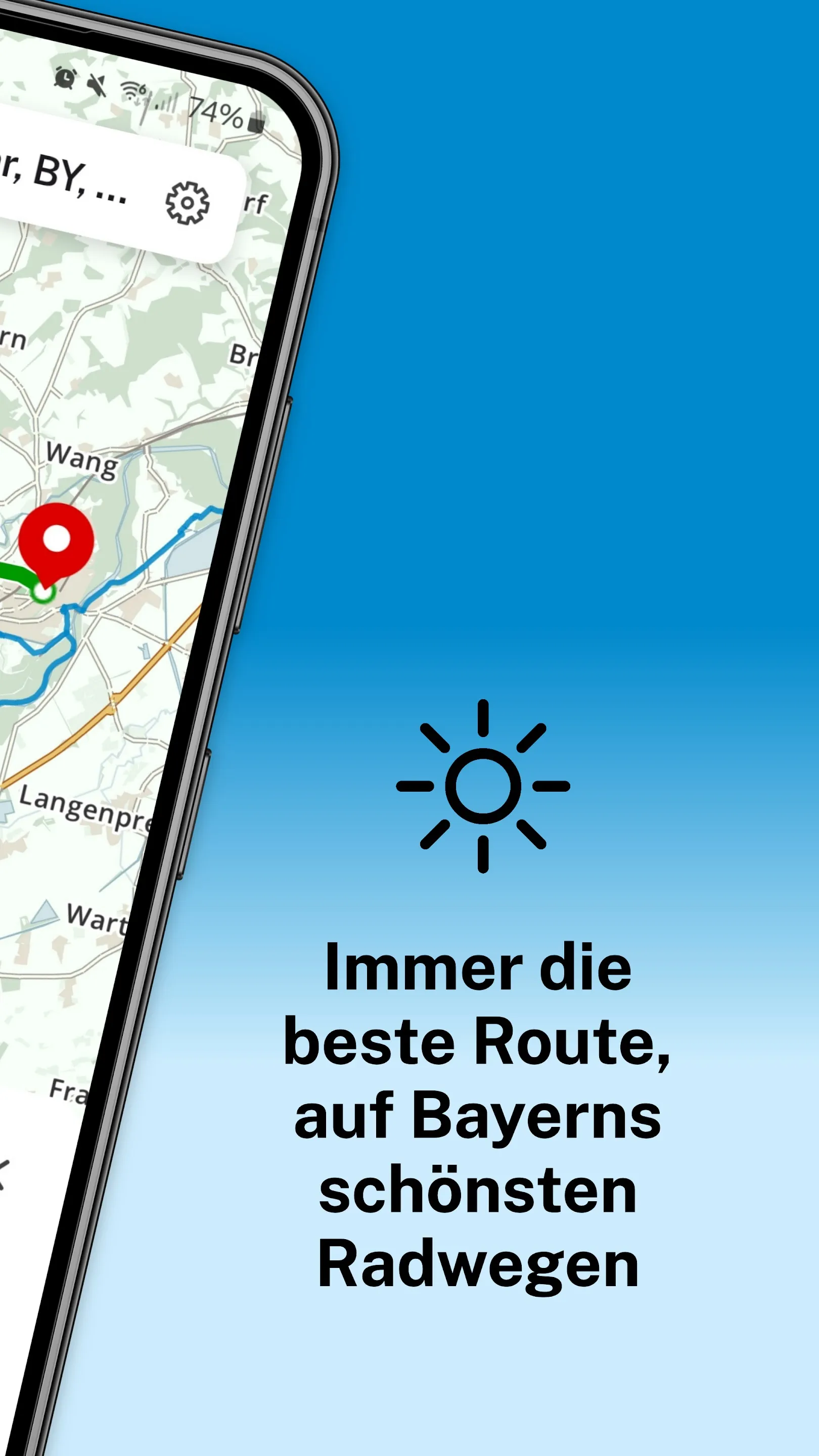 RadroutenPlaner Bayern | Indus Appstore | Screenshot