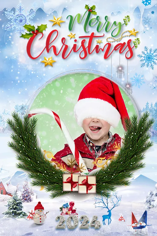 Christmas 2024 Photo Frame | Indus Appstore | Screenshot