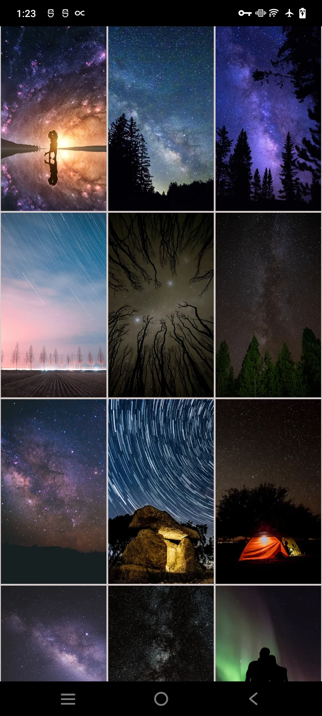 Night Sky & Stars Wallpapers | Indus Appstore | Screenshot