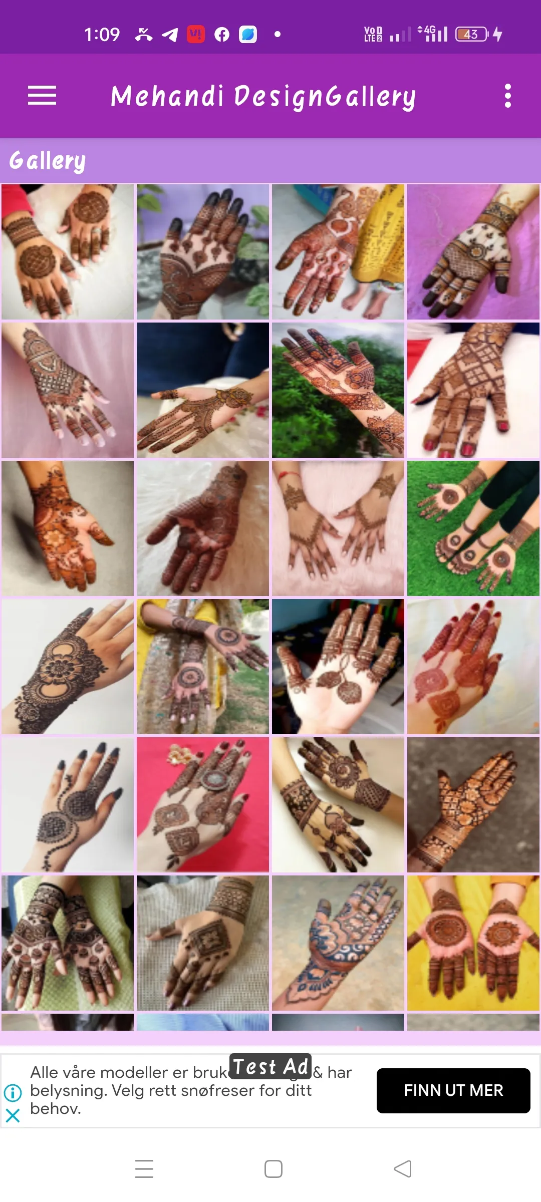 Mehandi Design Gallery | Indus Appstore | Screenshot