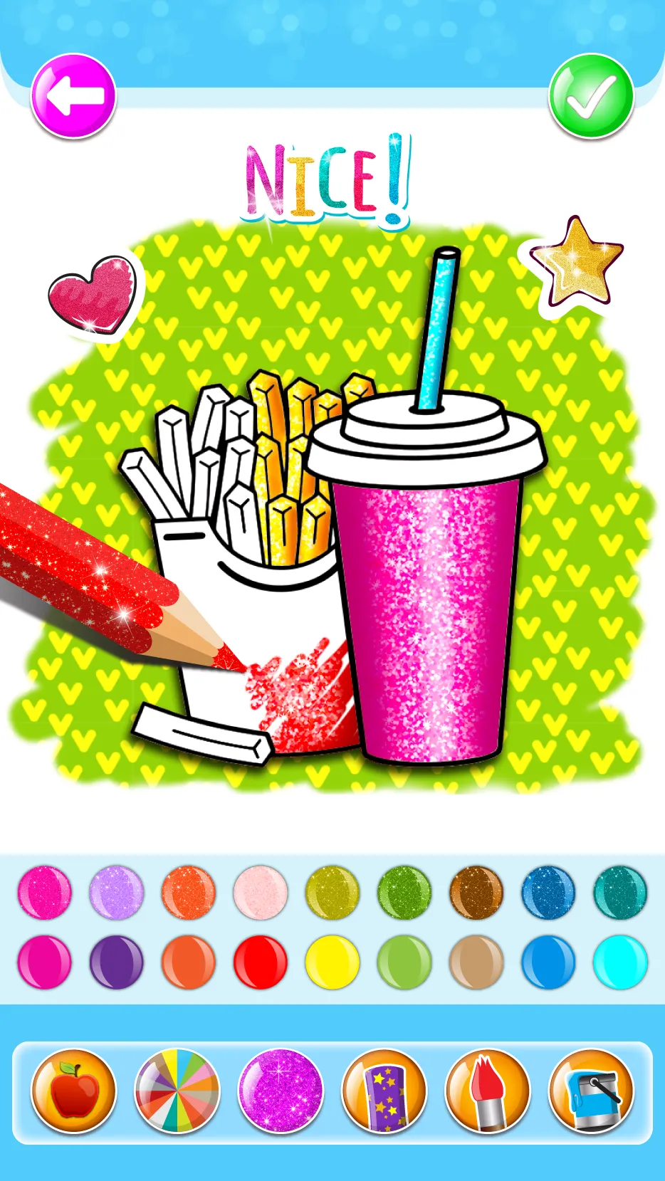 Food Coloring Game - Learn Col | Indus Appstore | Screenshot