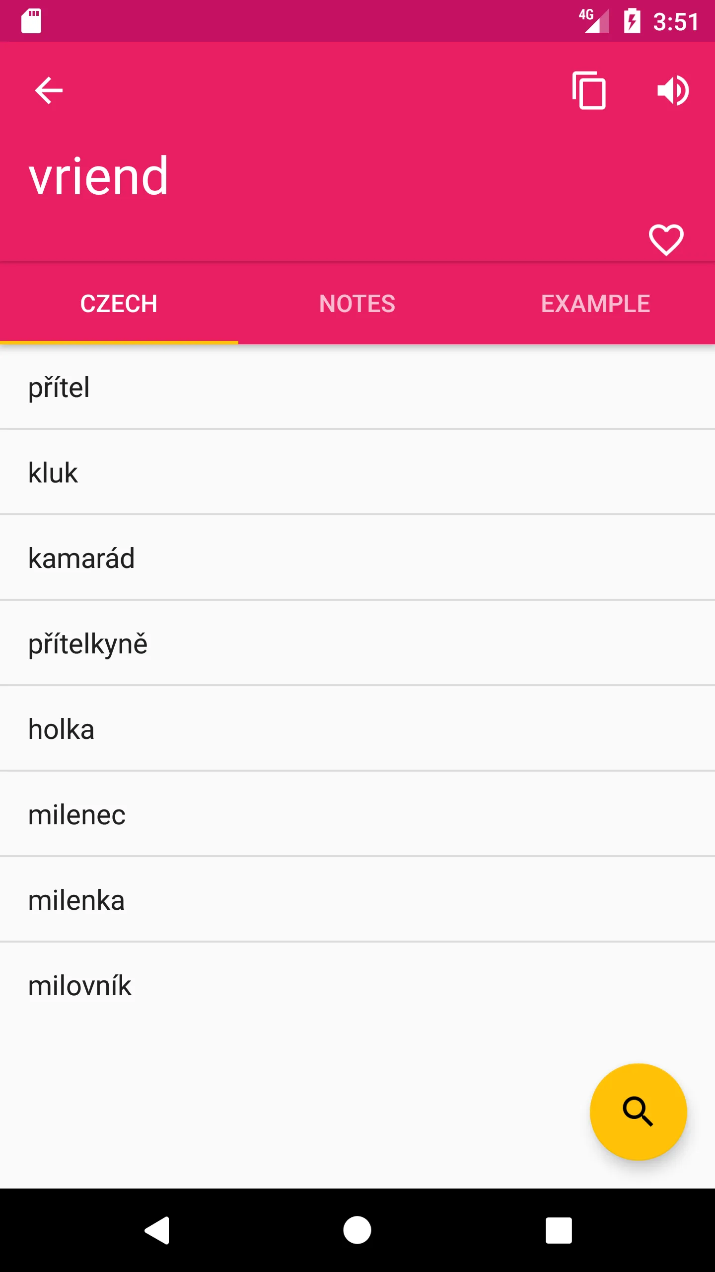 Czech Dutch Dictionary | Indus Appstore | Screenshot