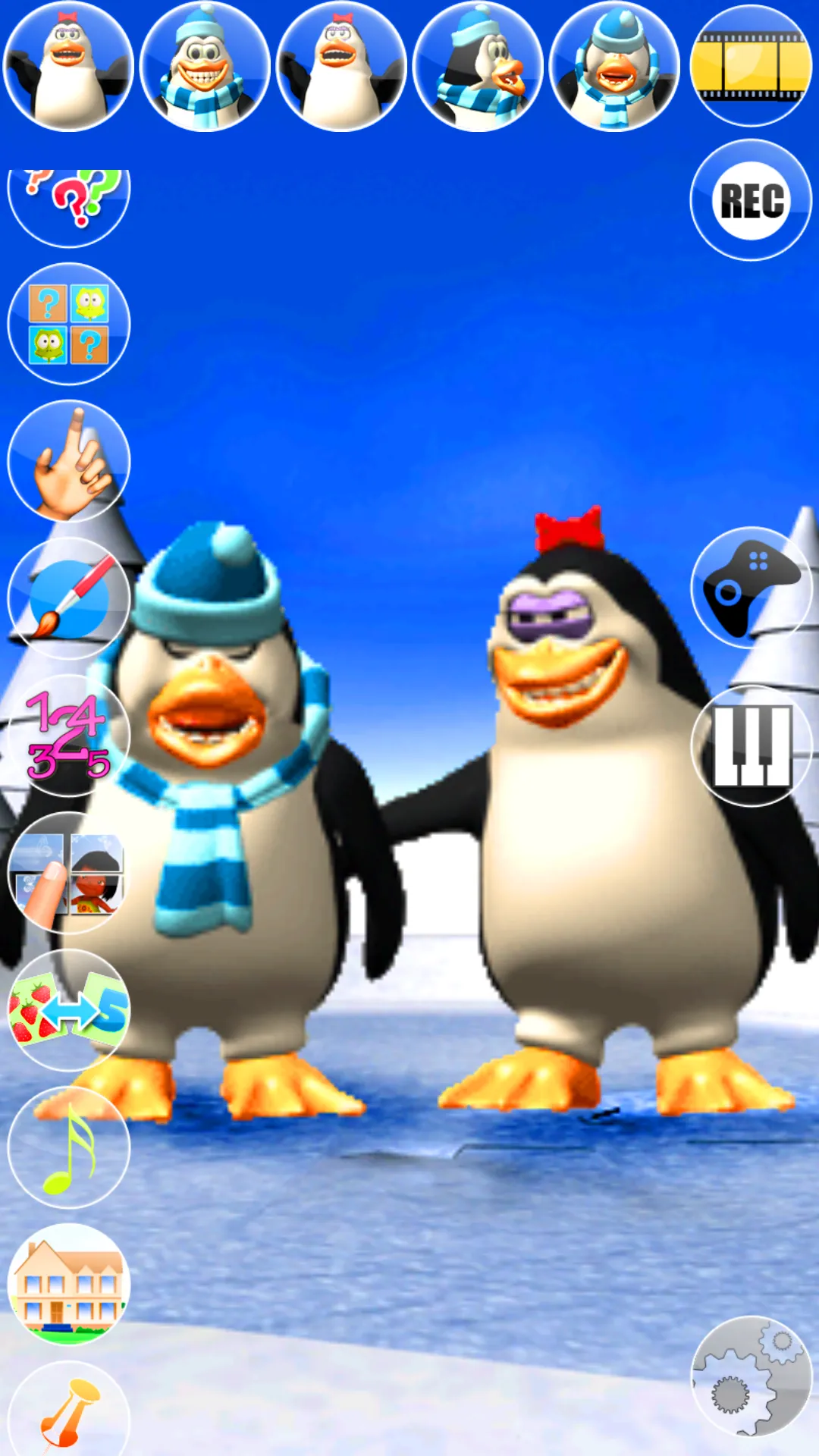 Talking Pengu & Penga Penguin  | Indus Appstore | Screenshot