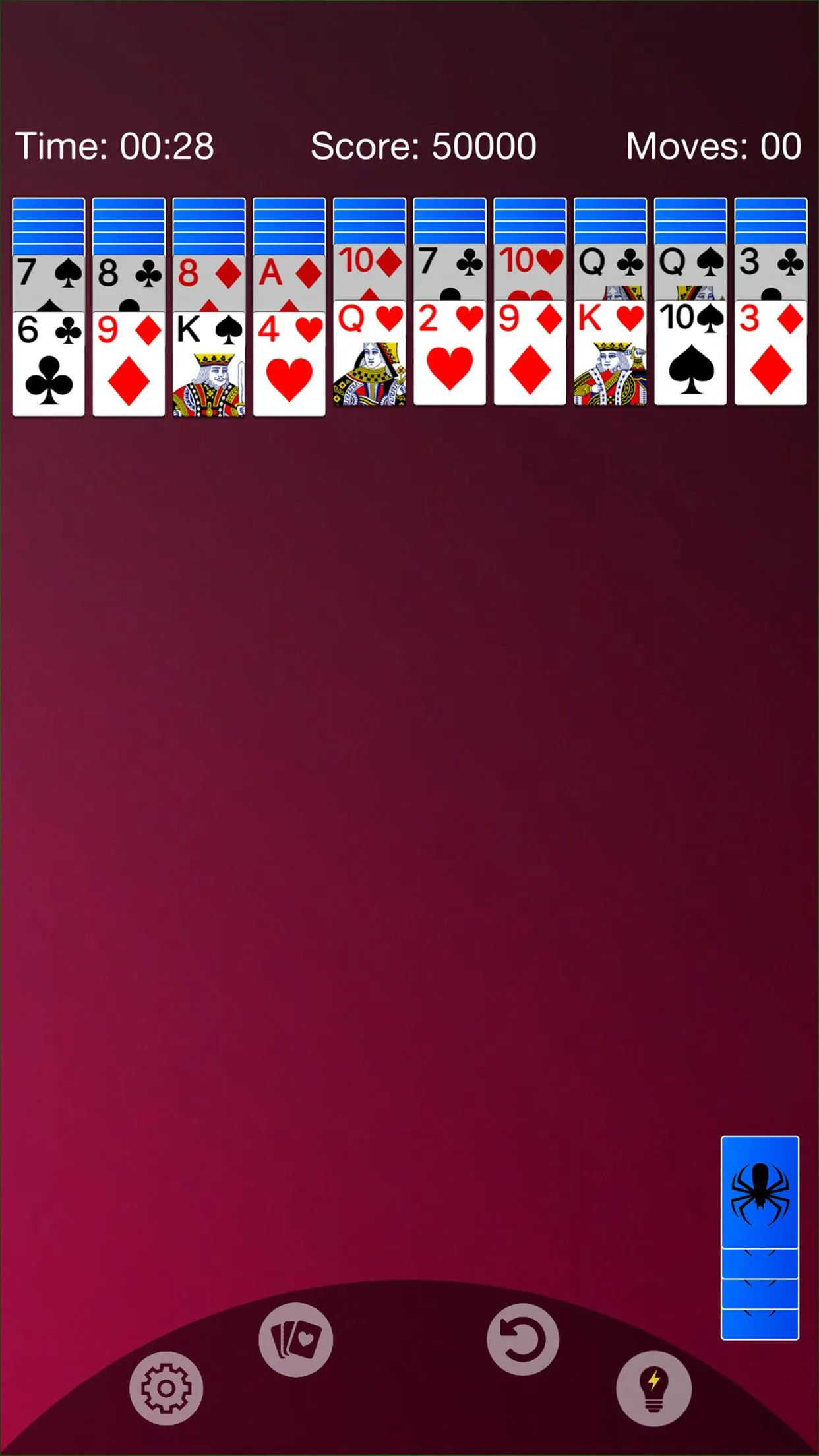 Spider Solitaire -  Cards Game | Indus Appstore | Screenshot