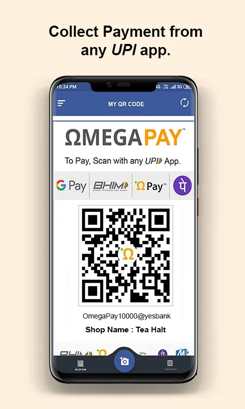 OMEGAPAY BUSINESS APP | Indus Appstore | Screenshot