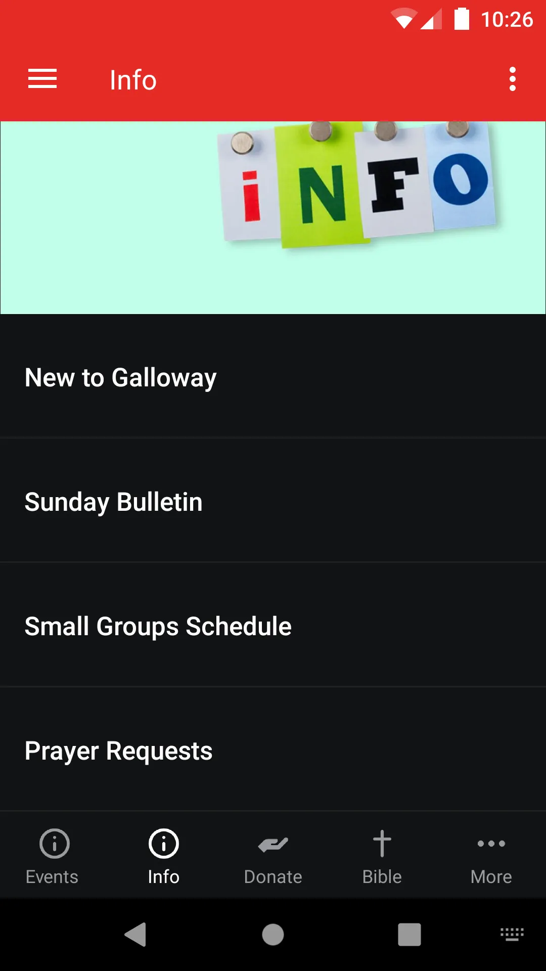 Galloway UMC | Indus Appstore | Screenshot