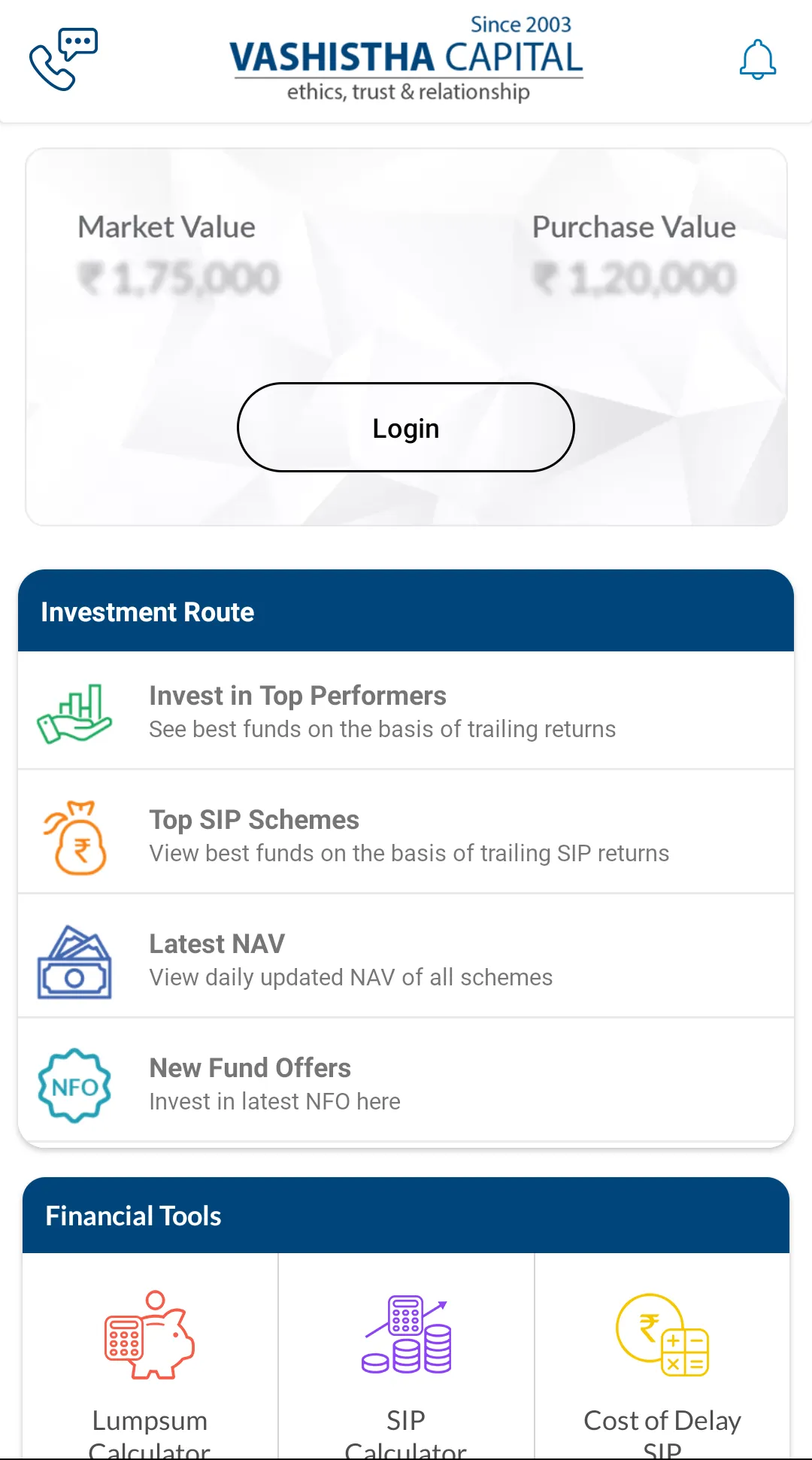 Vashistha Capital | Indus Appstore | Screenshot