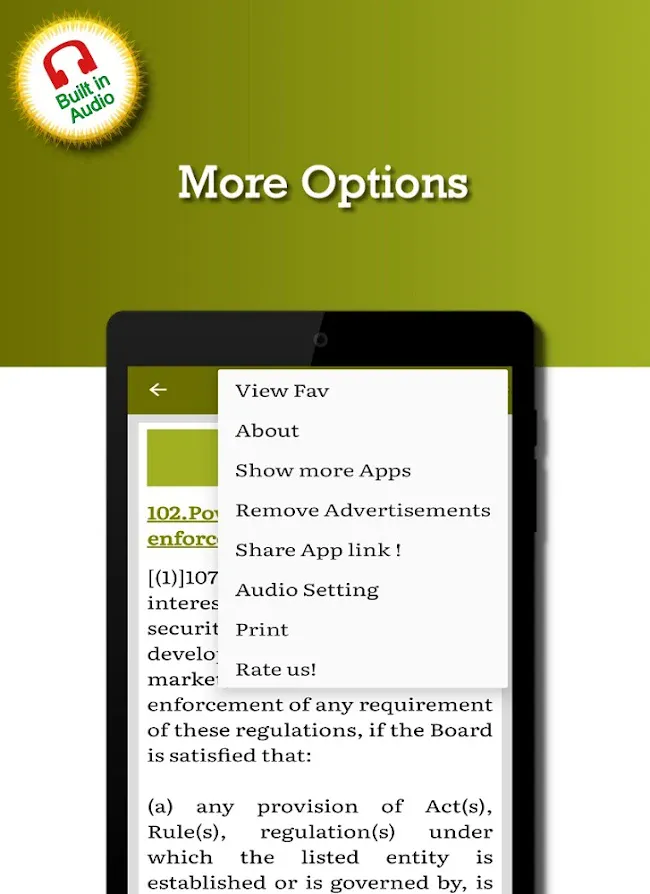 SEBI Listing Regulations 2015 | Indus Appstore | Screenshot