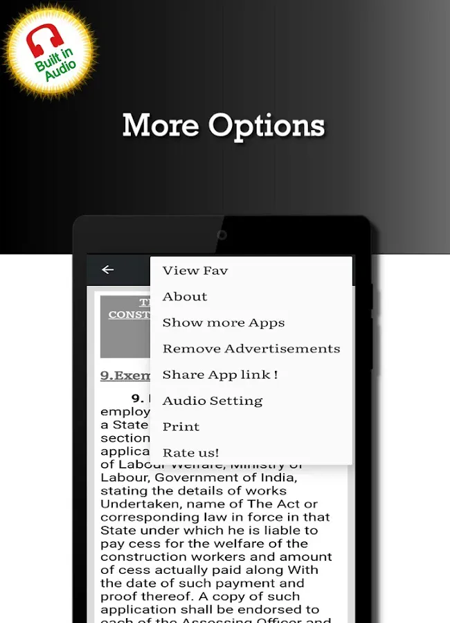 Building and Other Workers Act | Indus Appstore | Screenshot