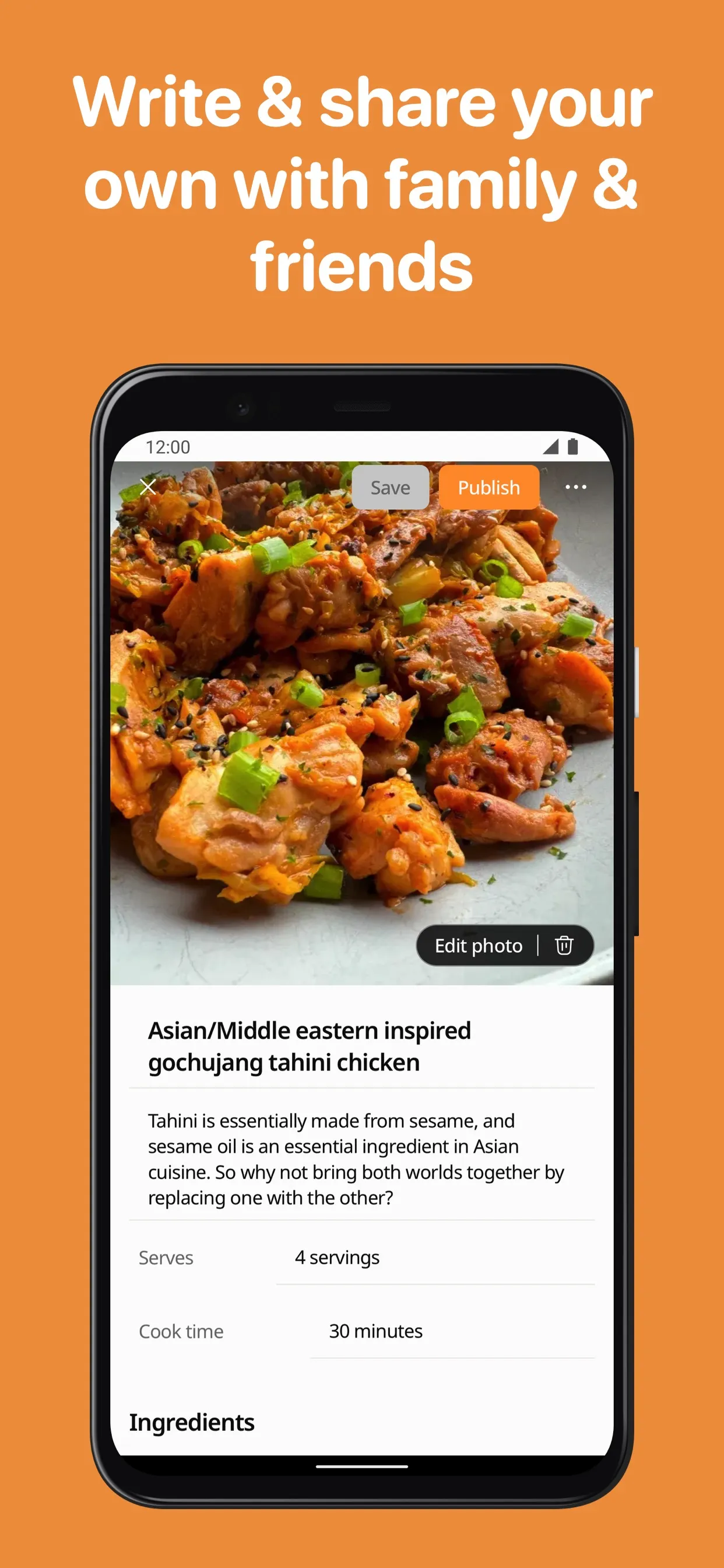 Cookpad recipes, homemade food | Indus Appstore | Screenshot