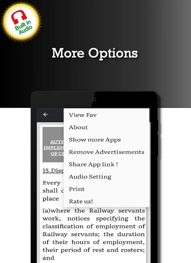 Railway Servants Rules 2005 | Indus Appstore | Screenshot