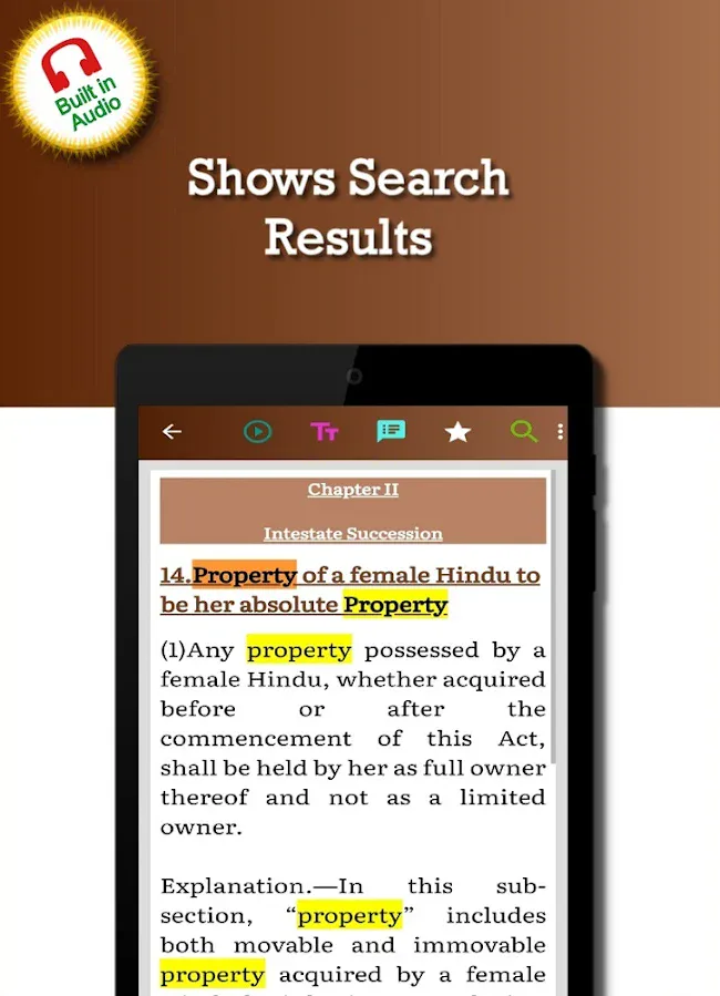 Hindu Succession Act 1956 | Indus Appstore | Screenshot