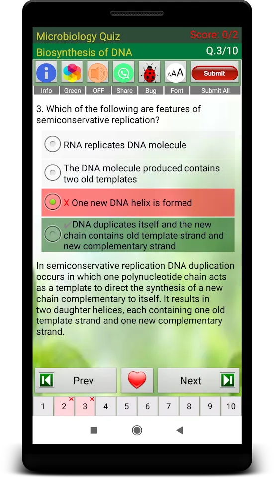 Microbiology Quiz | Indus Appstore | Screenshot