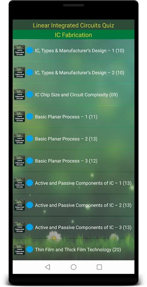 Linear Integrated Circuits Quiz | Indus Appstore | Screenshot