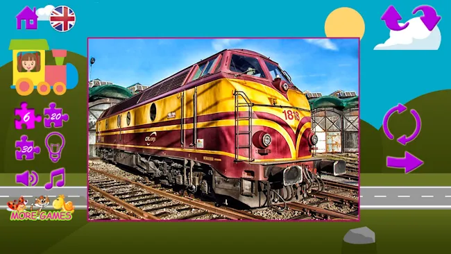 Train puzzles | Indus Appstore | Screenshot