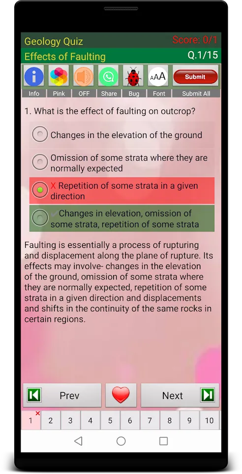 Geology Quiz | Indus Appstore | Screenshot