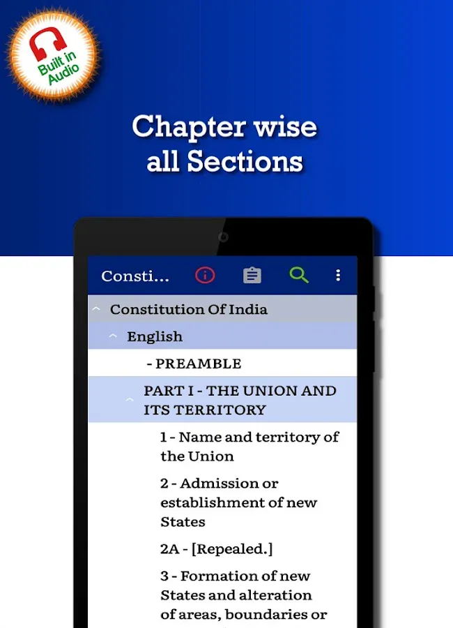 Constitution of India in English, Hindi & Marathi | Indus Appstore | Screenshot