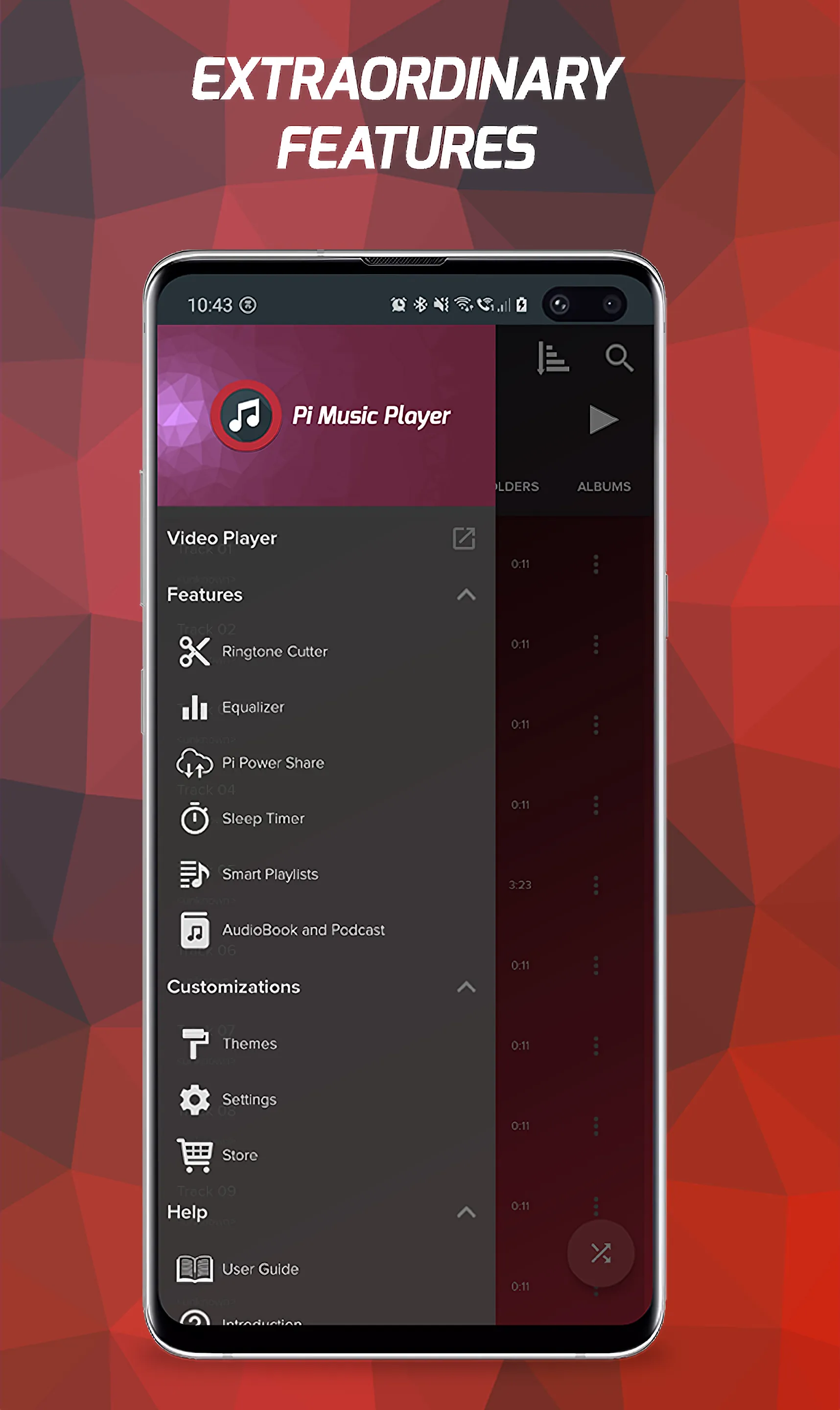 Pi Music Player: Offline Music | Indus Appstore | Screenshot