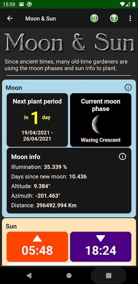 Sowing Calendar - Gardening | Indus Appstore | Screenshot