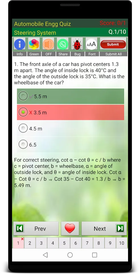 Automobile Engineering Quiz | Indus Appstore | Screenshot