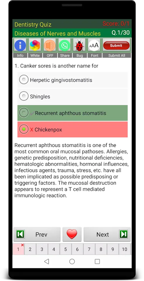 Dentistry Quiz | Indus Appstore | Screenshot