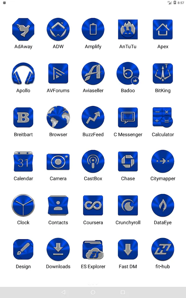 Blue Icon Pack | Indus Appstore | Screenshot