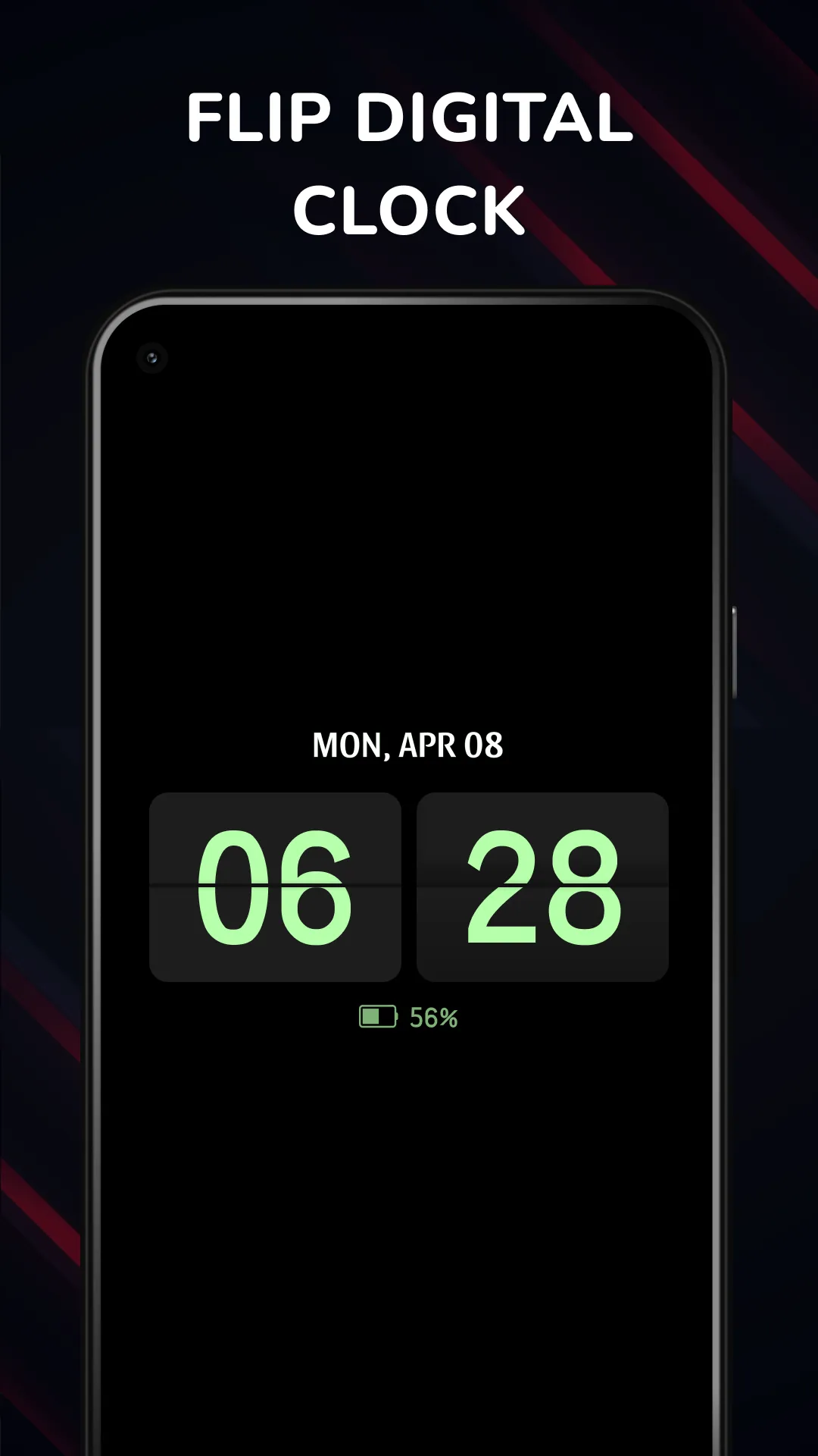 Digital Clock Wallpaper App | Indus Appstore | Screenshot