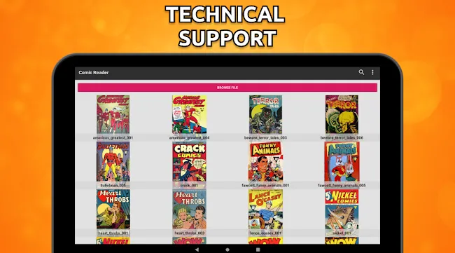 Comic Book Reader (cbz/cbr) | Indus Appstore | Screenshot