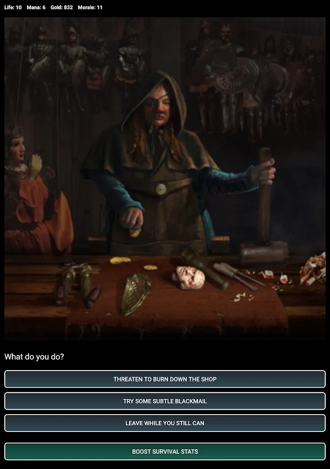 D&D Style RPG (Choices Game) | Indus Appstore | Screenshot