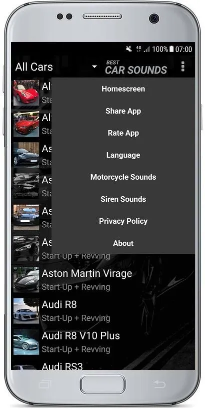 CAR SOUNDS | Indus Appstore | Screenshot