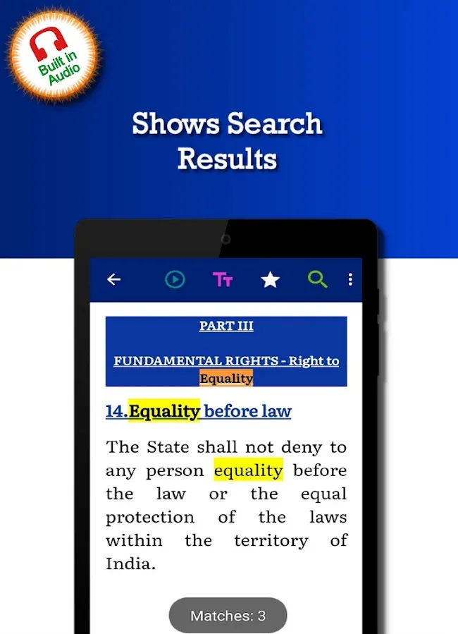 Constitution of India in English, Hindi & Marathi | Indus Appstore | Screenshot