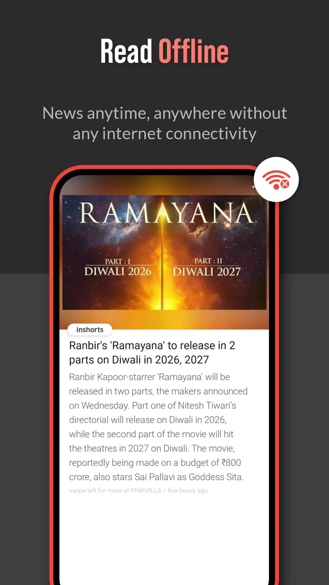 Inshorts - News in 60 words | Indus Appstore | Screenshot