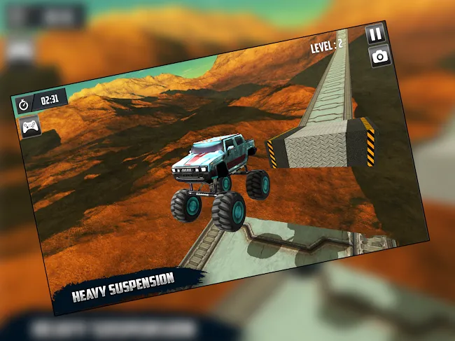 3D Impossible Monster Truck Survivor - 2020 | Indus Appstore | Screenshot