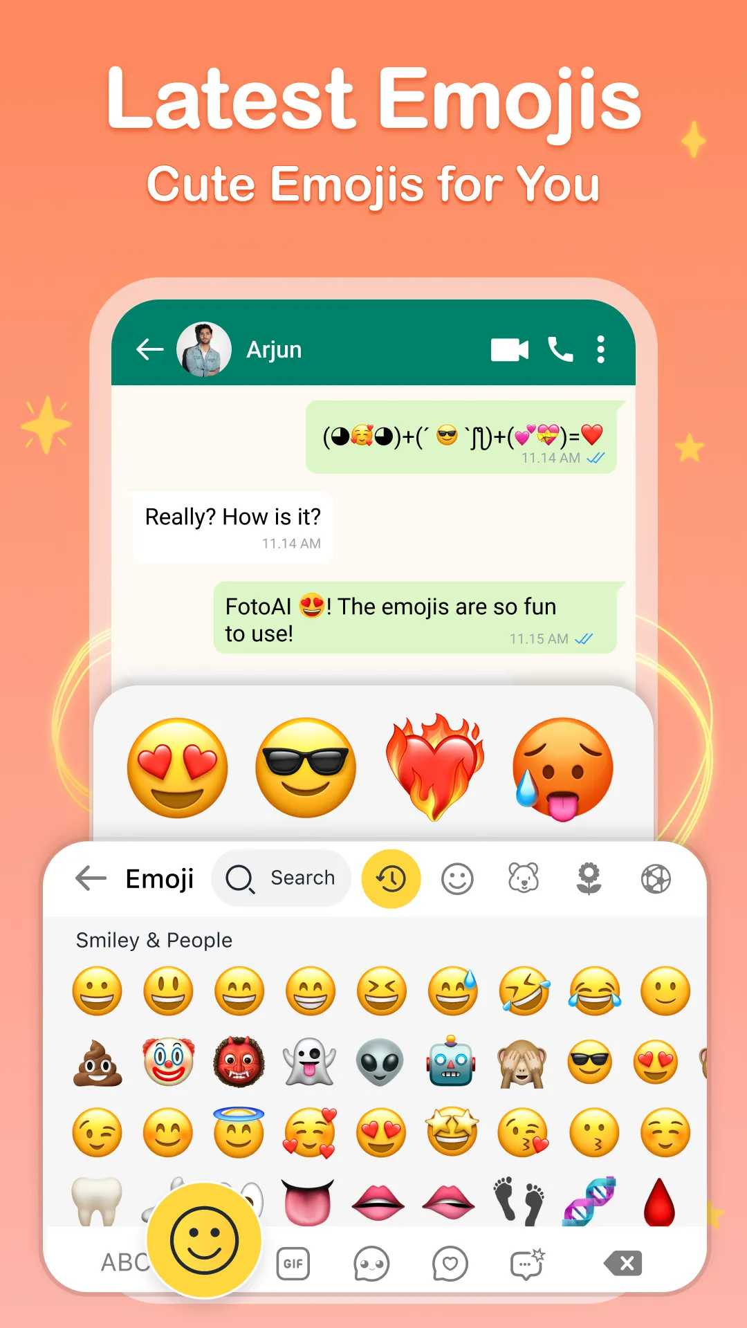 FotoAI Emoji Keyboard, Fonts | Indus Appstore | Screenshot