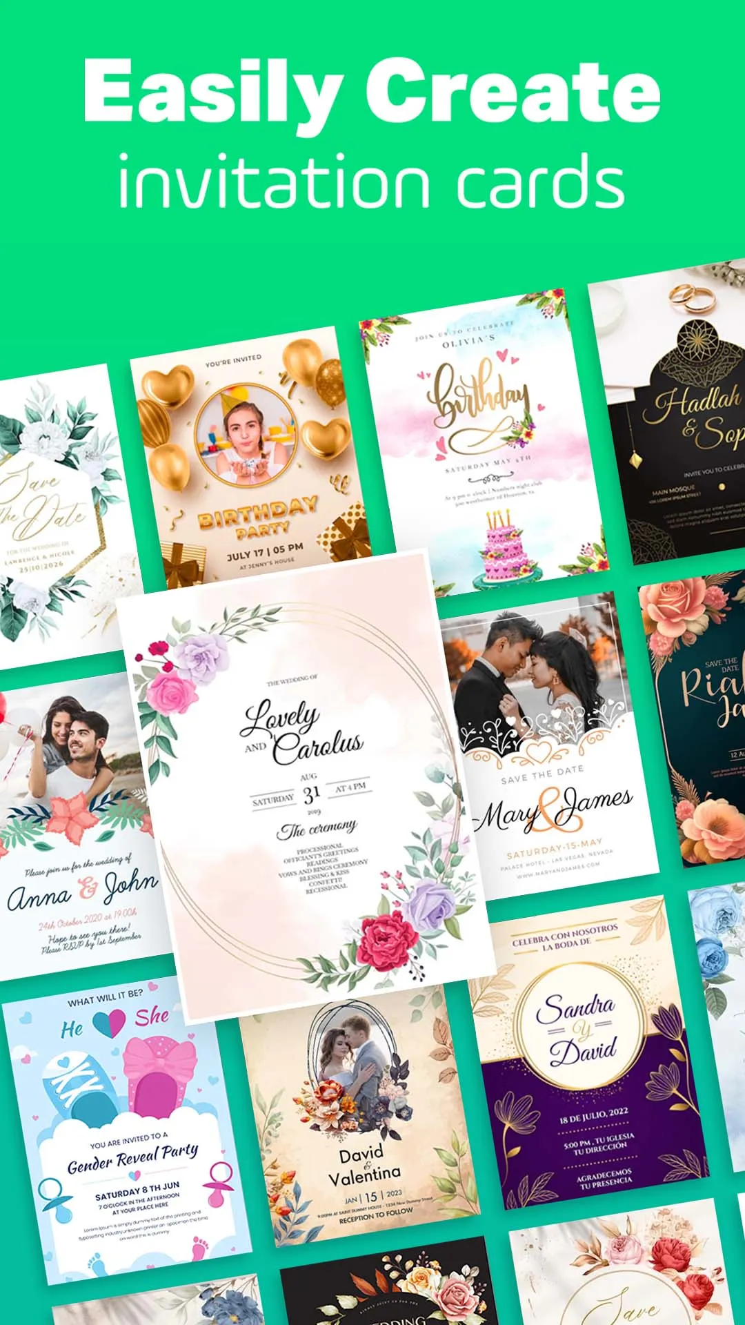 Invitation Card Maker & Invite | Indus Appstore | Screenshot