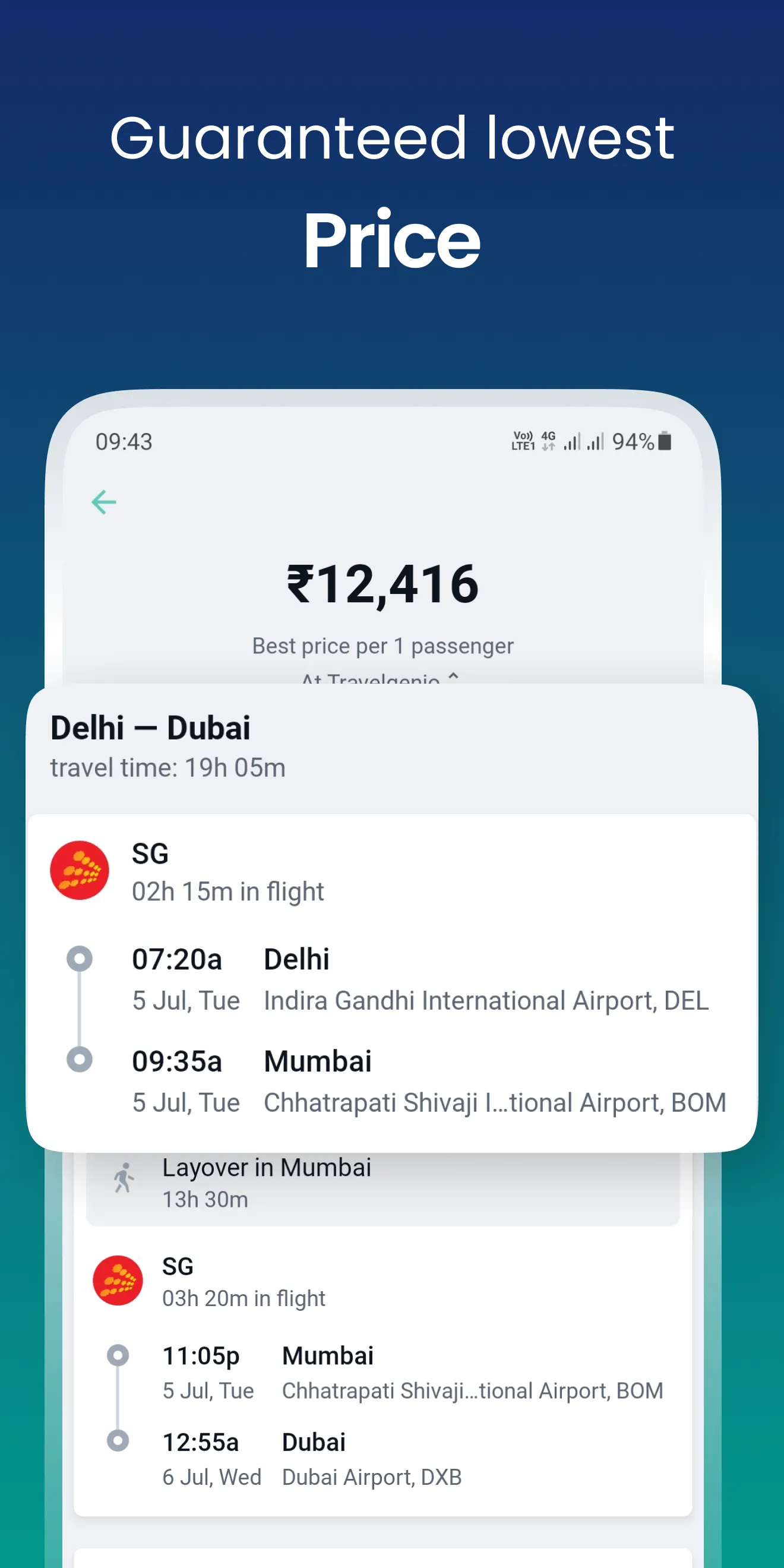 Cheap Flights | Indus Appstore | Screenshot