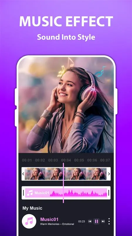 SnapSlides, Music Video Maker | Indus Appstore | Screenshot