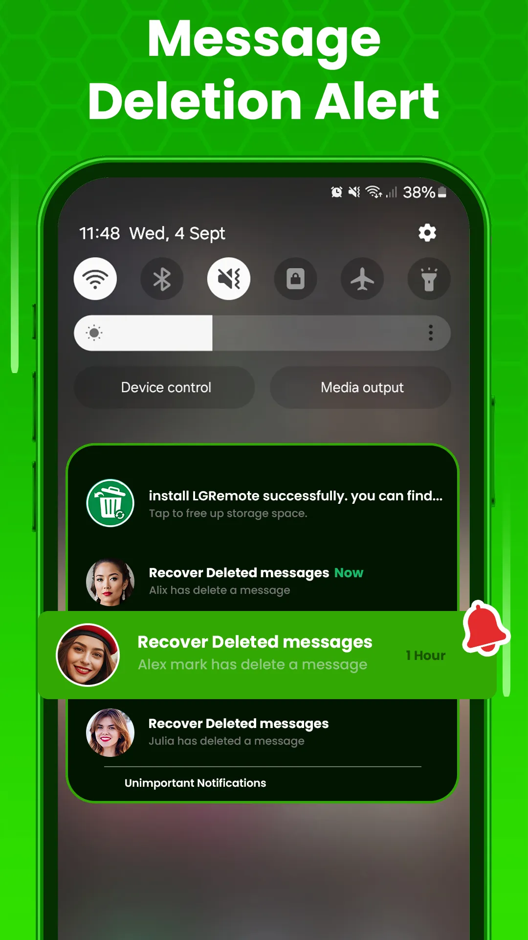 WARM Recover Deleted Messages | Indus Appstore | Screenshot