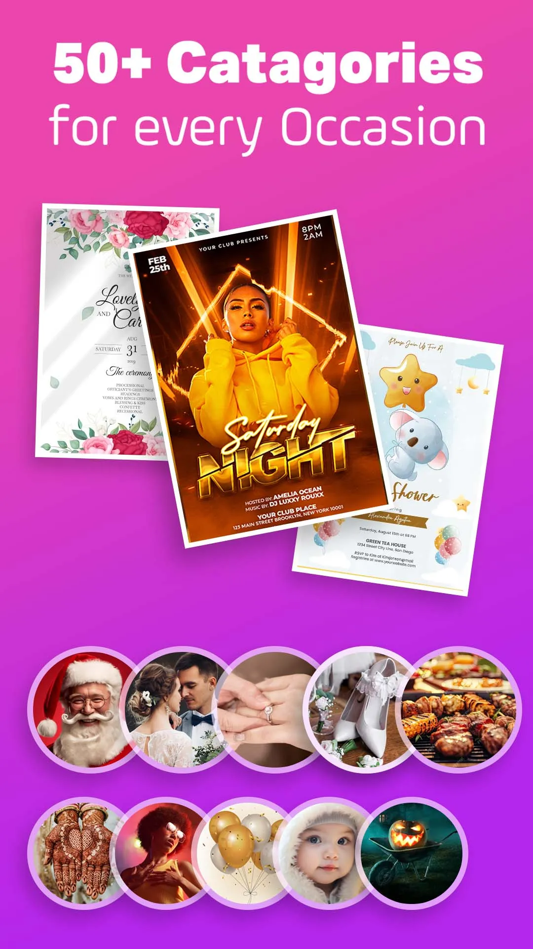 Invitation Card Maker & Invite | Indus Appstore | Screenshot