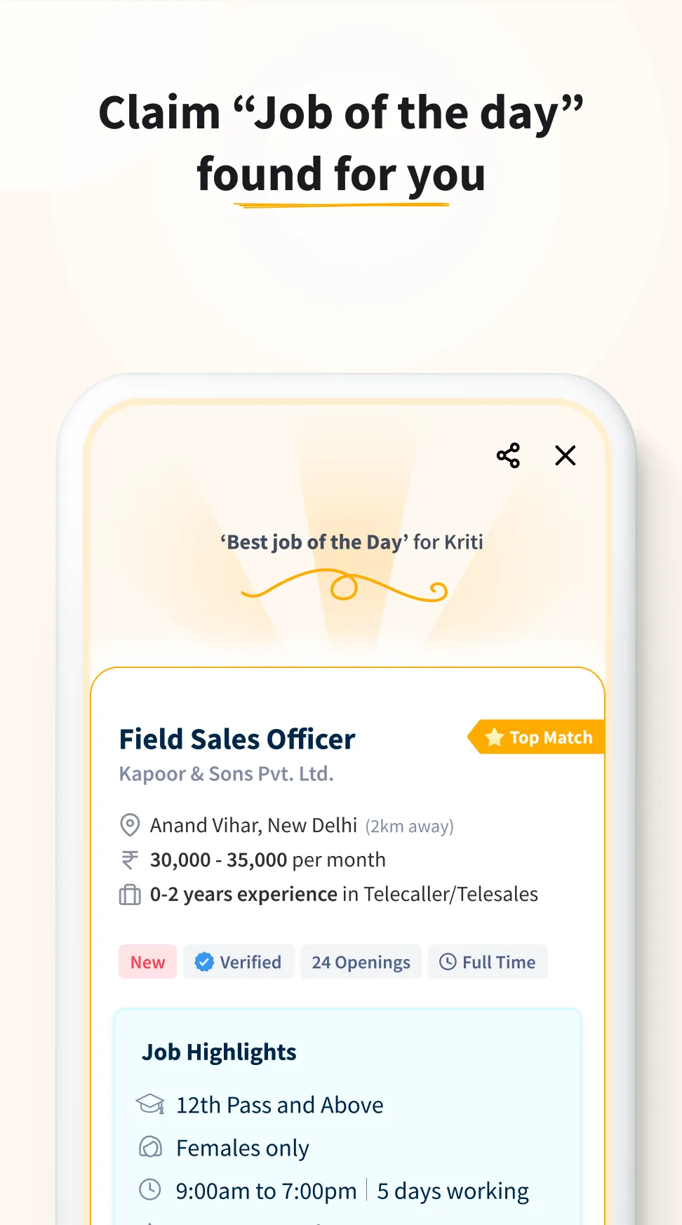 Job Hai - Search Job, Vacancy | Indus Appstore | Screenshot