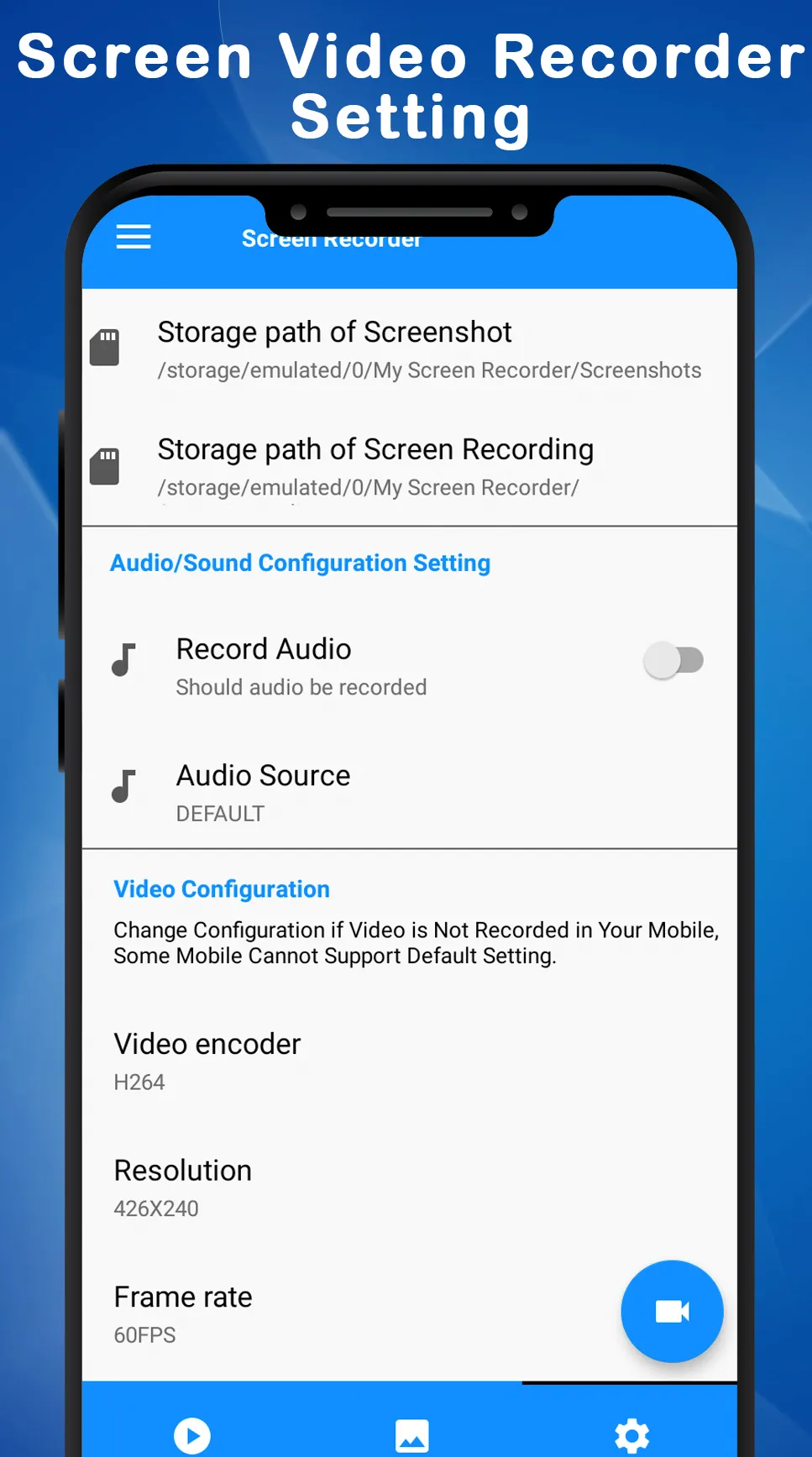 HD Screen Recorder | Indus Appstore | Screenshot